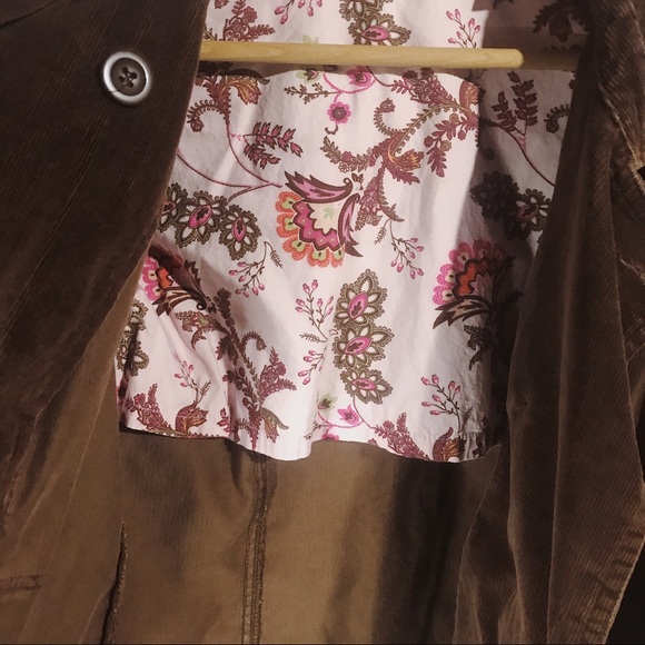 St. John’s Bay Women’s Stretch Corduroy Peacoat - Picture 6 of 6